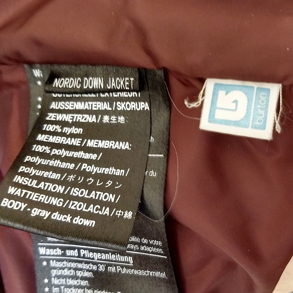 Burton Nordic Down snowboarding jacket - Picture 5 of 7